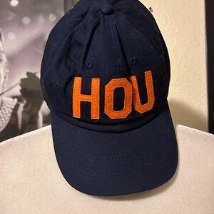 Navy and Orange HOU Cap